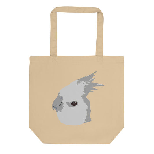 Gray/White Cockatiel Eco Tote Bag