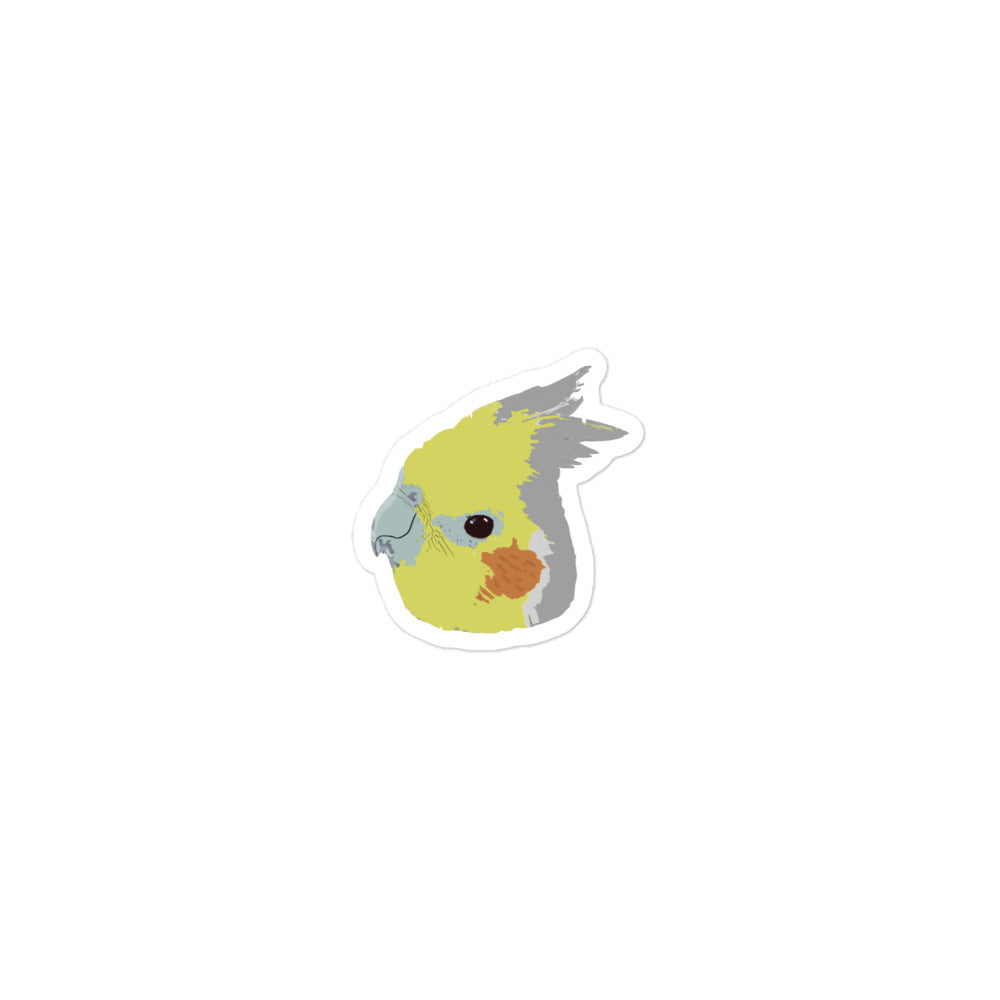 Cinnamon Cockatiel Bubble-free stickers