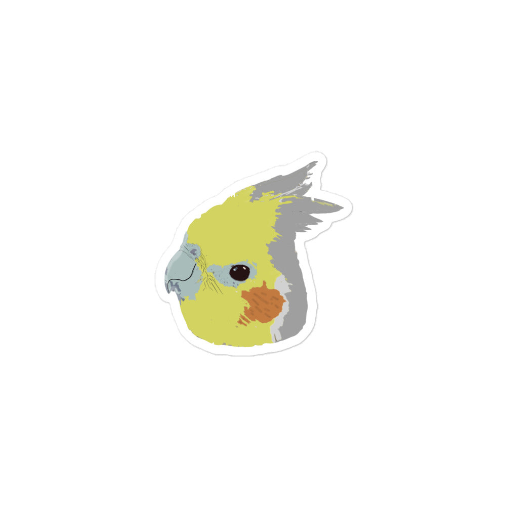 Cinnamon Cockatiel Bubble-free stickers