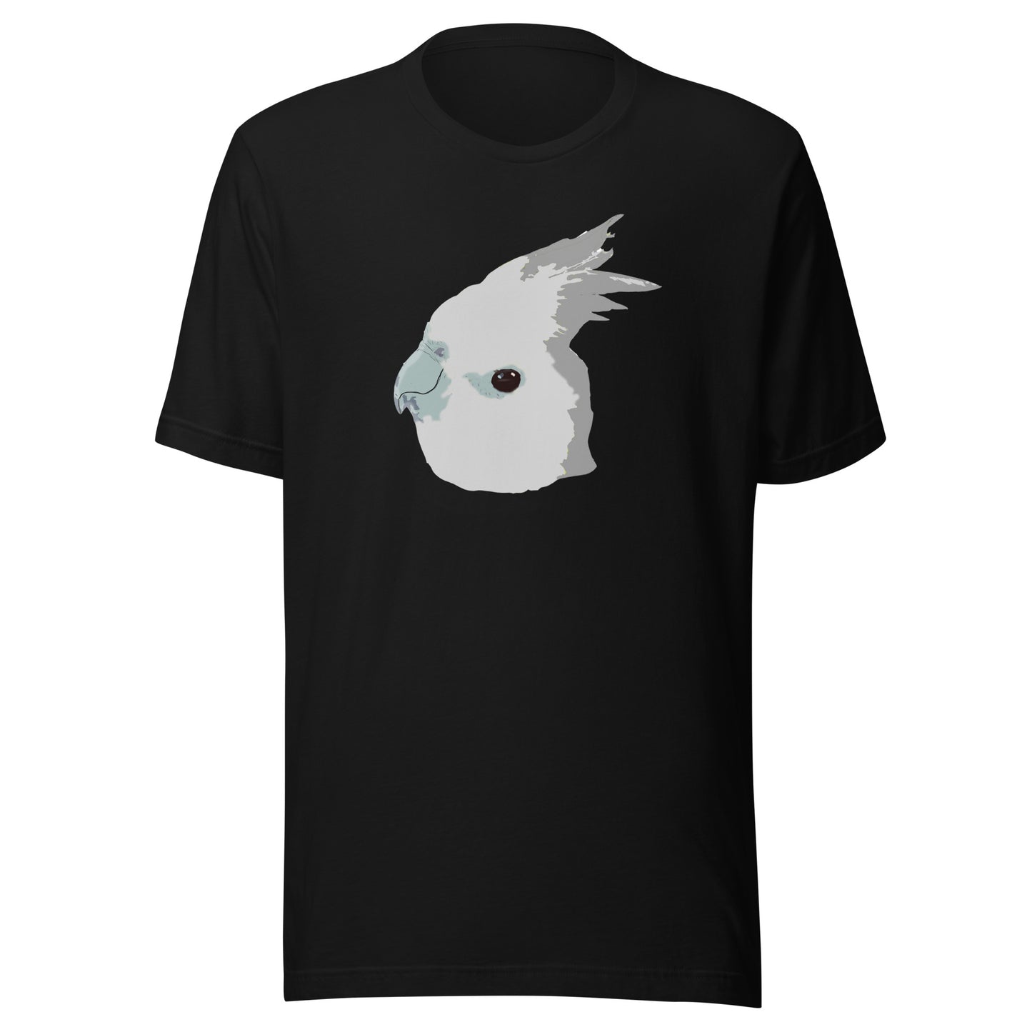 Gray/White Cockatiel Unisex t-shirt