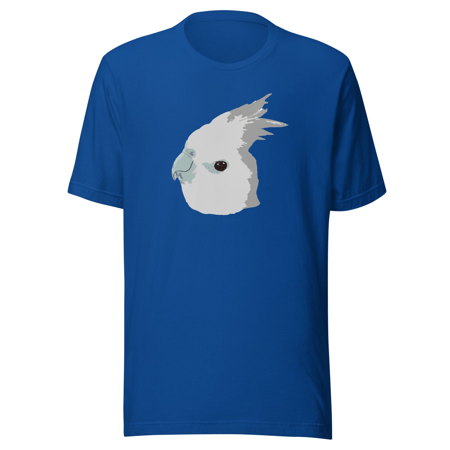 Gray/White Cockatiel Unisex t-shirt