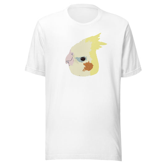 Yellow Cockatiel Unisex t-shirt