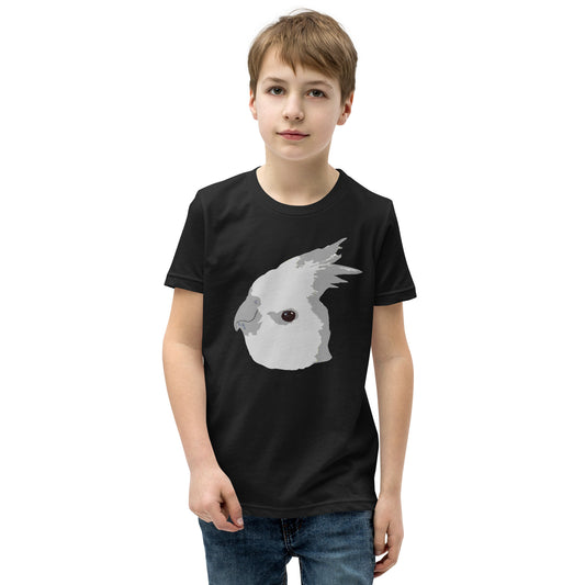 Gray/White Cockatiel YOUTH Short Sleeve T-Shirt