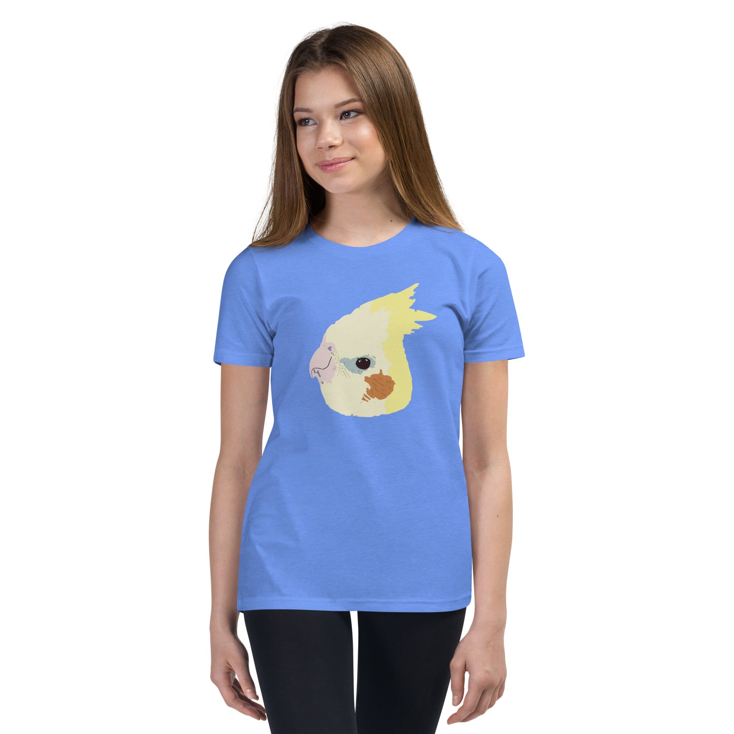 Yellow Cockatiel YOUTH Short Sleeve T-Shirt