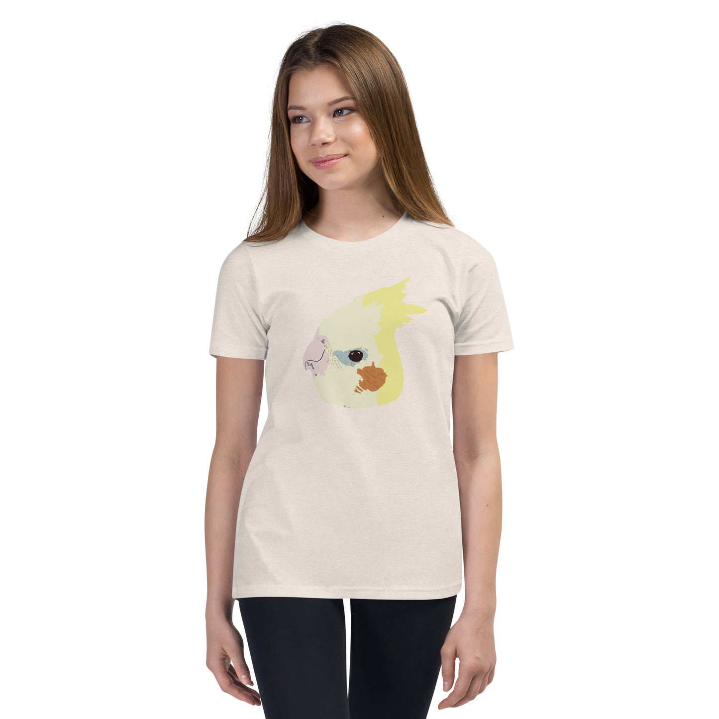 Yellow Cockatiel YOUTH Short Sleeve T-Shirt