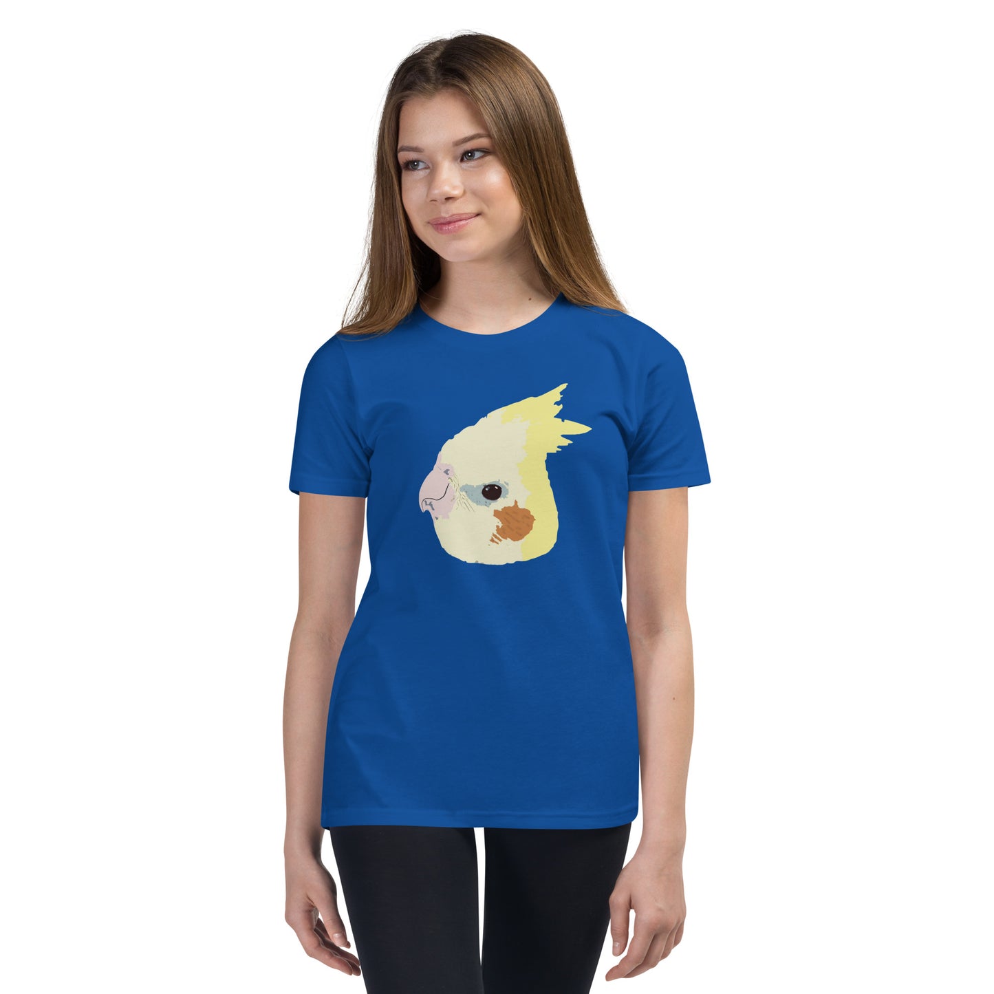 Yellow Cockatiel YOUTH Short Sleeve T-Shirt